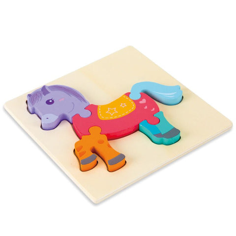 3DPuzzle™ Puzzle Montessori en bois