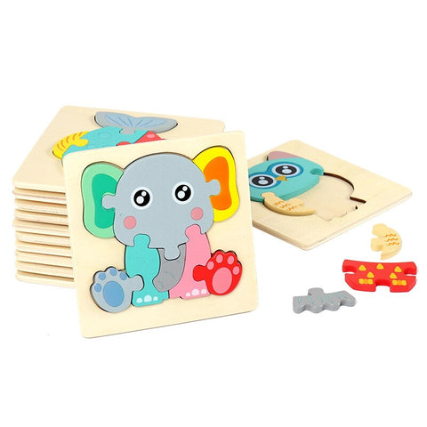 3DPuzzle™ Puzzle Montessori en bois